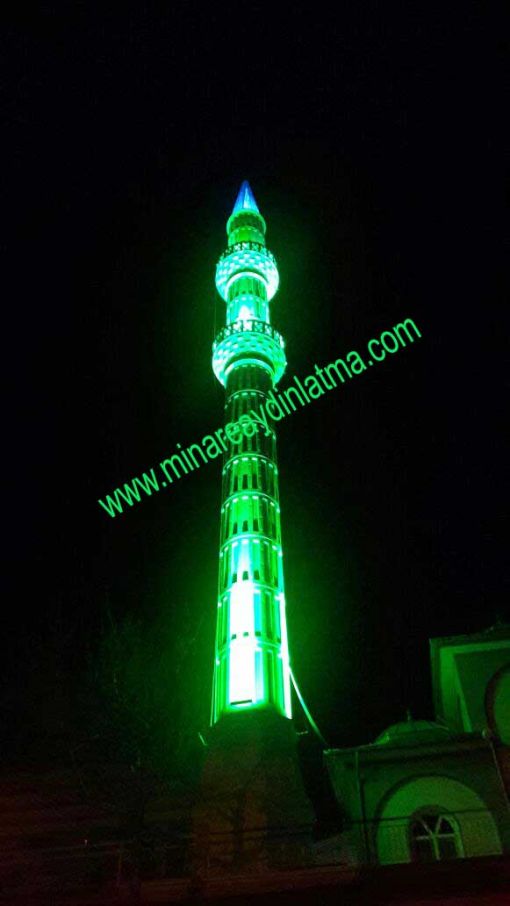  2 serefiye yeşil minare