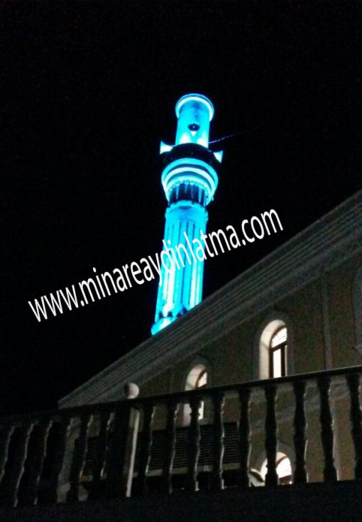  bulgaristan camii minare aydınlatma