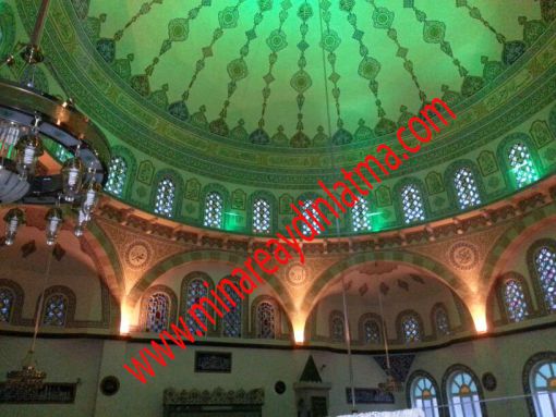  camii kubbe led aydınlatma