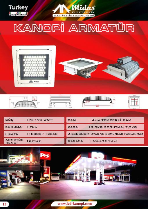  led kanopi katalok
