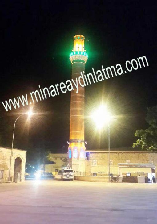  konya meydan minare aydınaltması