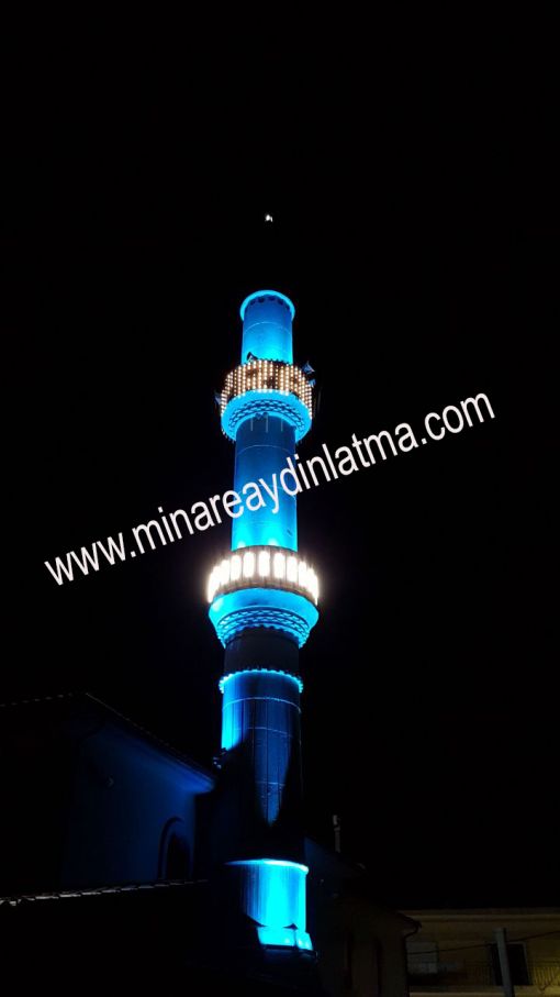 mavi led minare