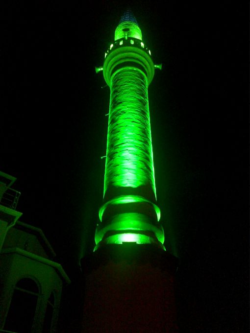  minare aydınlatması