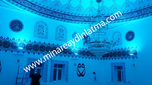 minber kubbe led aydınlatma minber kubbe led aydınlatma