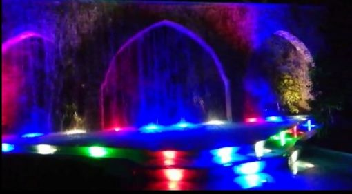  renkli havuz lambaları