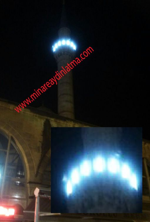 şerefe kandil led llamba şerefe kandil led llamba